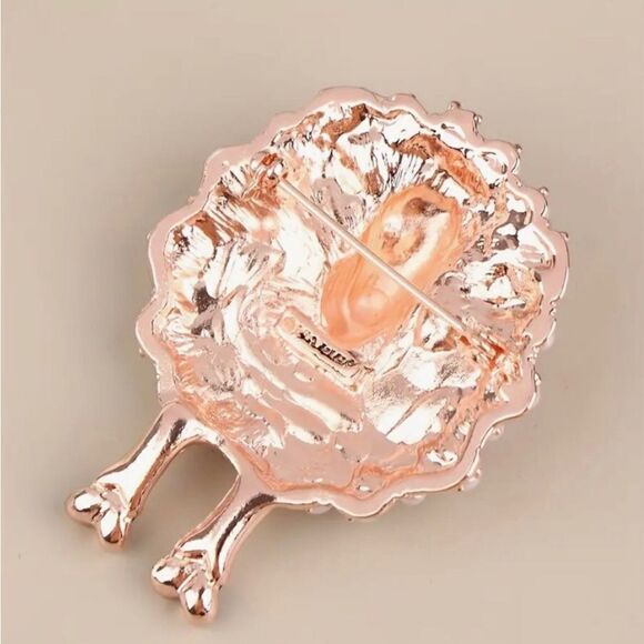 💞 NEW sparkling sheep brooch with lovely pearl embellishments 💞 - Picture 6 of 9